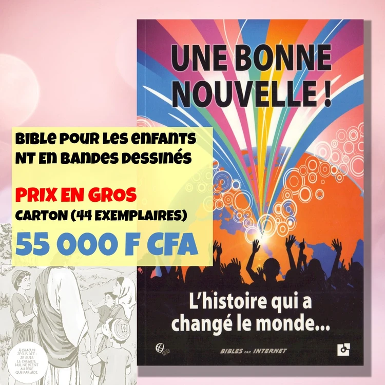 FRA Bible enfants Une bonne Nouvelle carton 