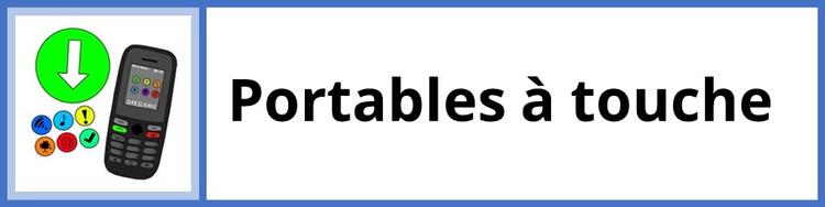 Portables à touche